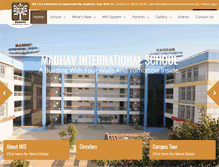 Tablet Screenshot of madhavinternationalschool.org